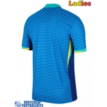 Brazil Replica Away Shirt Ladies Copa America 2024 Short Sleeve